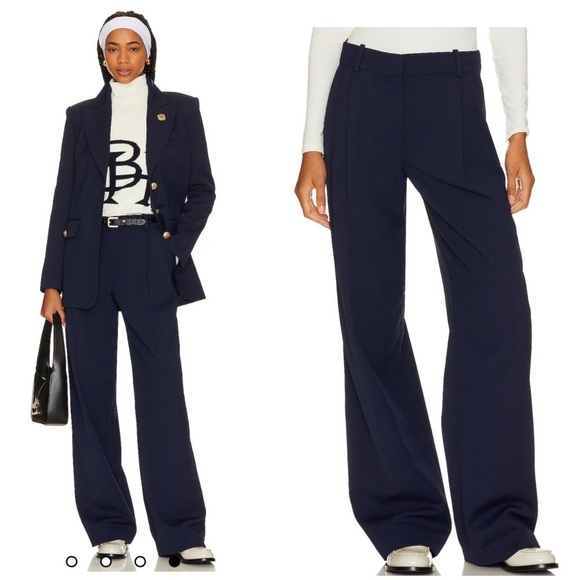 REVOLVE Pants - New! Beverly Hills × Revolve Trouser in Navy Midnight 💙 Small NWT!